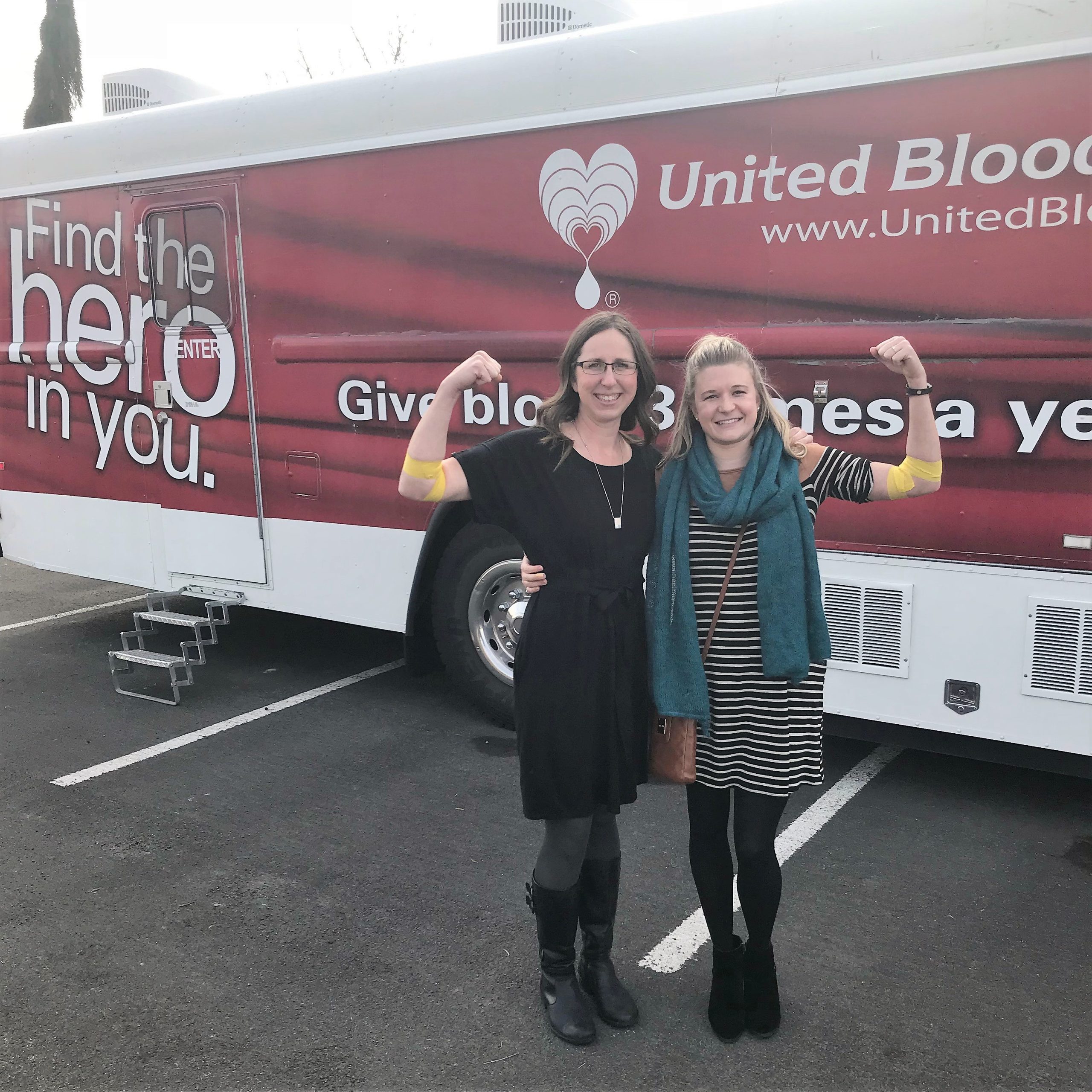 NNCCF Staff donates blood